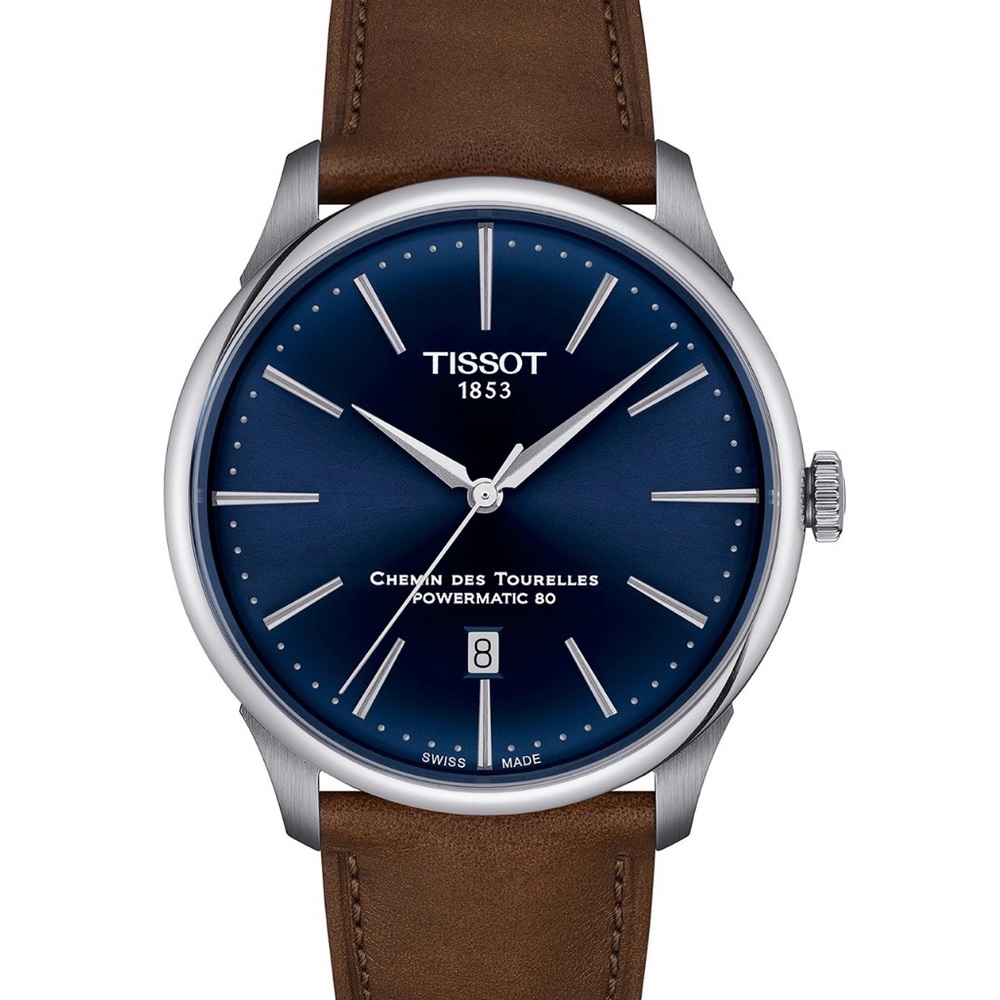 Tissot Men’s Swiss Automatic Chemin des Tourelles Powermatic 80 Watch